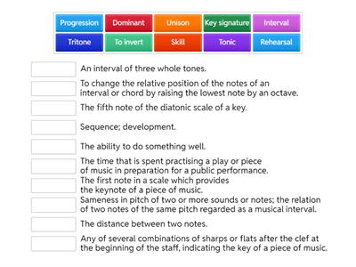 Revision of Vocabulary