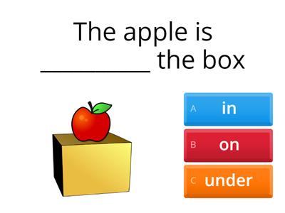  IN, ON, UNDER, NEXT TO