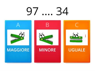 Maggiore, minore o uguale?