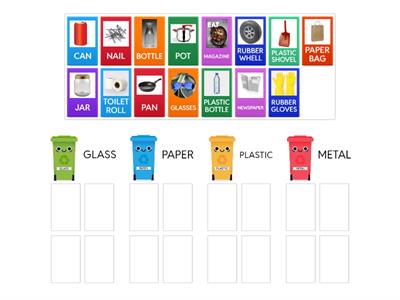RECYCLING SORTING GAME