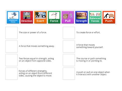 Forces Vocabulary | by The All-Access Classroom 