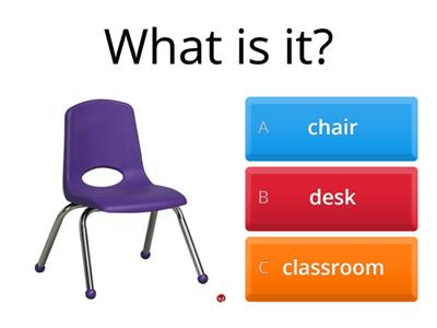 Grade 2 - school items and places - Catch