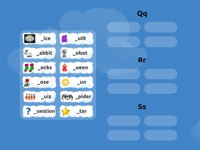 Oxford phonics Letters Q-S