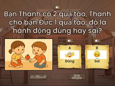Trò chơi "Nhận biết hành vi đúng và sai"