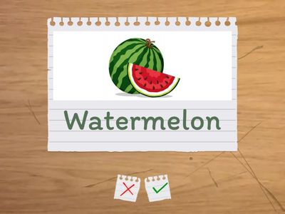 Las frutas en inglés (Diana Pablo)