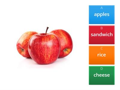 Food Vocabulary 6th Grade B