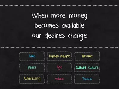 Why wants change and become different 