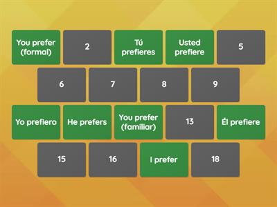 Preferir - Matching Pairs