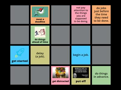 Matching pairs (Speakout int_vocab-organisation)