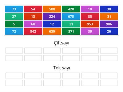 tek ve çift sayılar