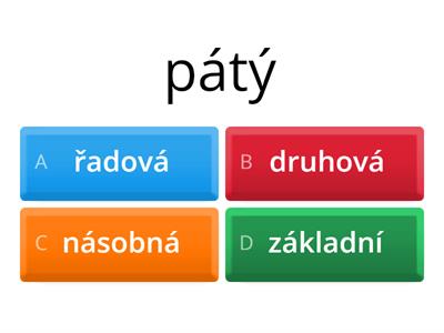 ČÍSLOVKY