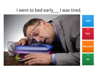 Linkers and so because but