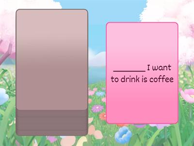 Nominal Relative Clause Speaking