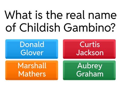 Singers - Real Names Quiz