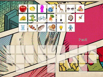 Знайди звуки [Р] та [Л].