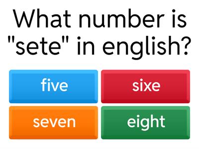 quiz de inglês- numbers & quantifiers