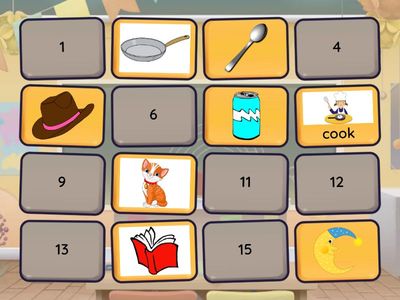 Memory with rhyming words 1