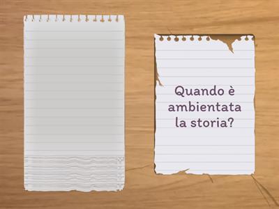 Domande sul libro letto