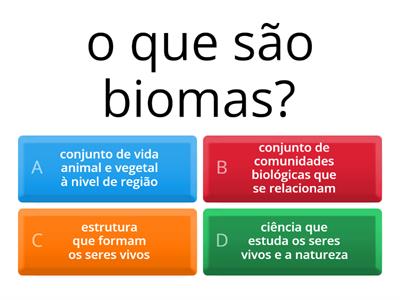biomas quiz