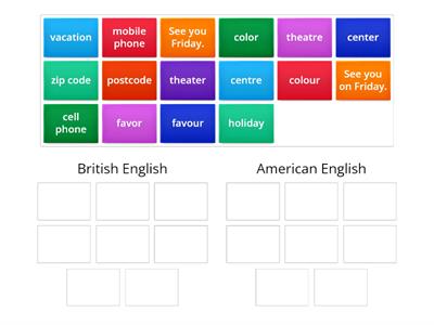 British and American