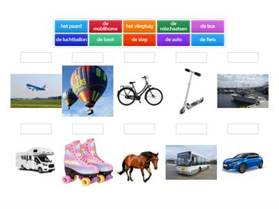 NT2 vervoersmiddelen