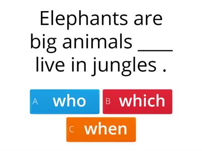 Relative Pronouns Game / Grade6 