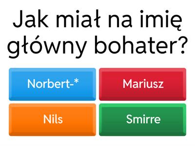 Test z lektury "Cudowna podróż" 