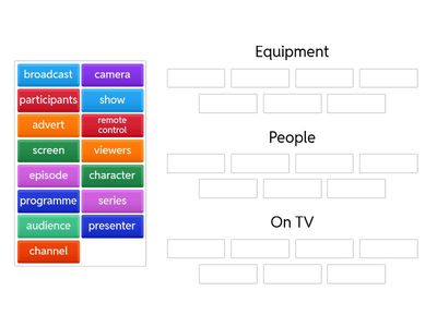 Vocabulary and Language Focus: Television