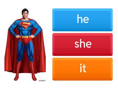 PERSONAL PRONOUNS SUPERHEROES