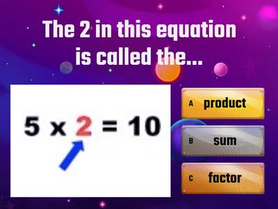 Multiplication Vocabulary