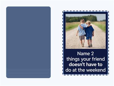 PRE-INTERMEDIATE - UNIT 7C - Have to / Don't have to EX3