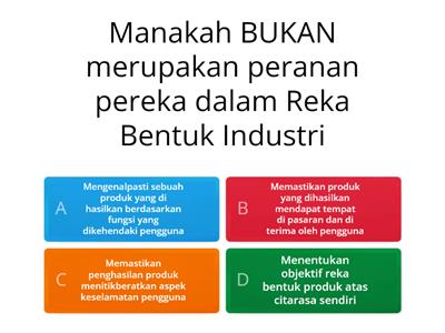 PSV T3 BAB 7 : Reka Bentuk Industri