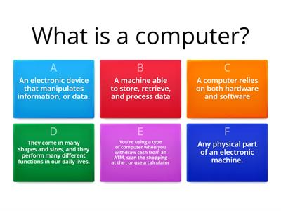 What is a computer?