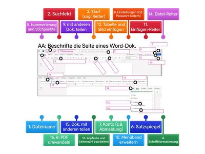Word_Arbeitsfenster_beschriften