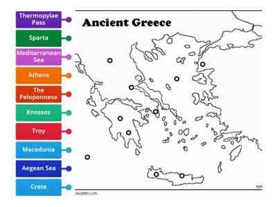 Ancient Greece Map