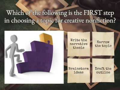 Creative Nonfiction Quiz-Module 4