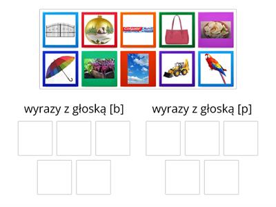 Gdzie słyszysz [p], a gdzie słyszysz [b]?