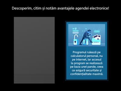 Utilizarea agendei electronice