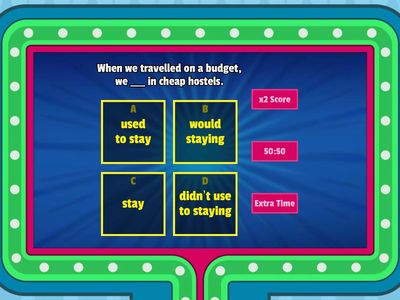 Focus 3. Unit 3 Review. USED TO / WOULD / PAST SIMPLE