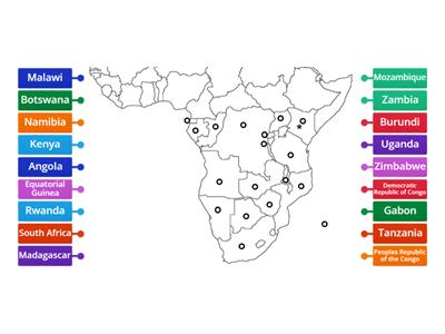 Countries of Southern Africa