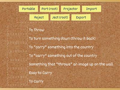 Root Practice  (Port, ject)