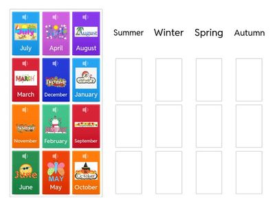 Seasons and Months of the Year