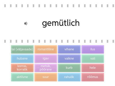 Adjektive, Emotionen Prima Aktiv A1.2