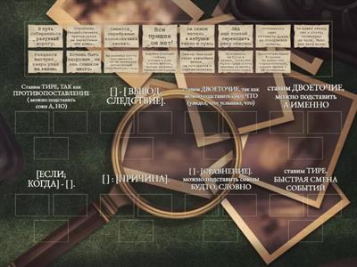 ПРАВИЛО: ЗНАКИ ПРЕПИНАНИЯ В БСП 