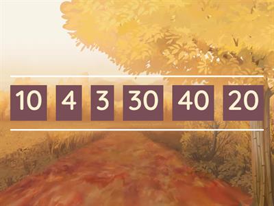 Ordering numbers to 200 (highest to lowest)