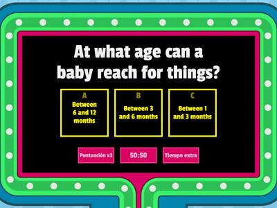 From Infant to toddler 