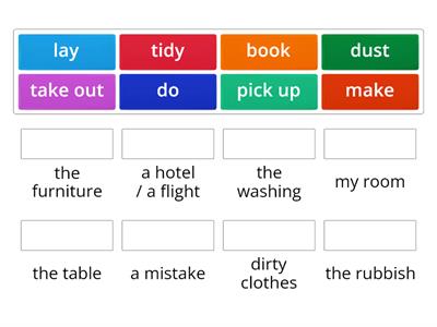 Collocations unit 4 (English File Pre-Intermediate)