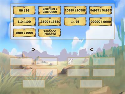 Порівняння натуральних  чисел