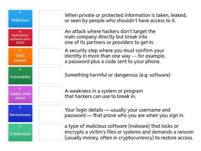 Case Study: British Airways Data Breach, pre-teach vocab