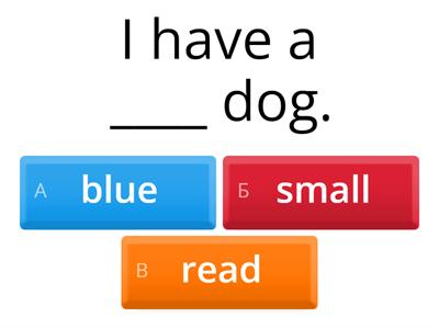 Placement test A1 (adults) / Vocabulary&Grammar